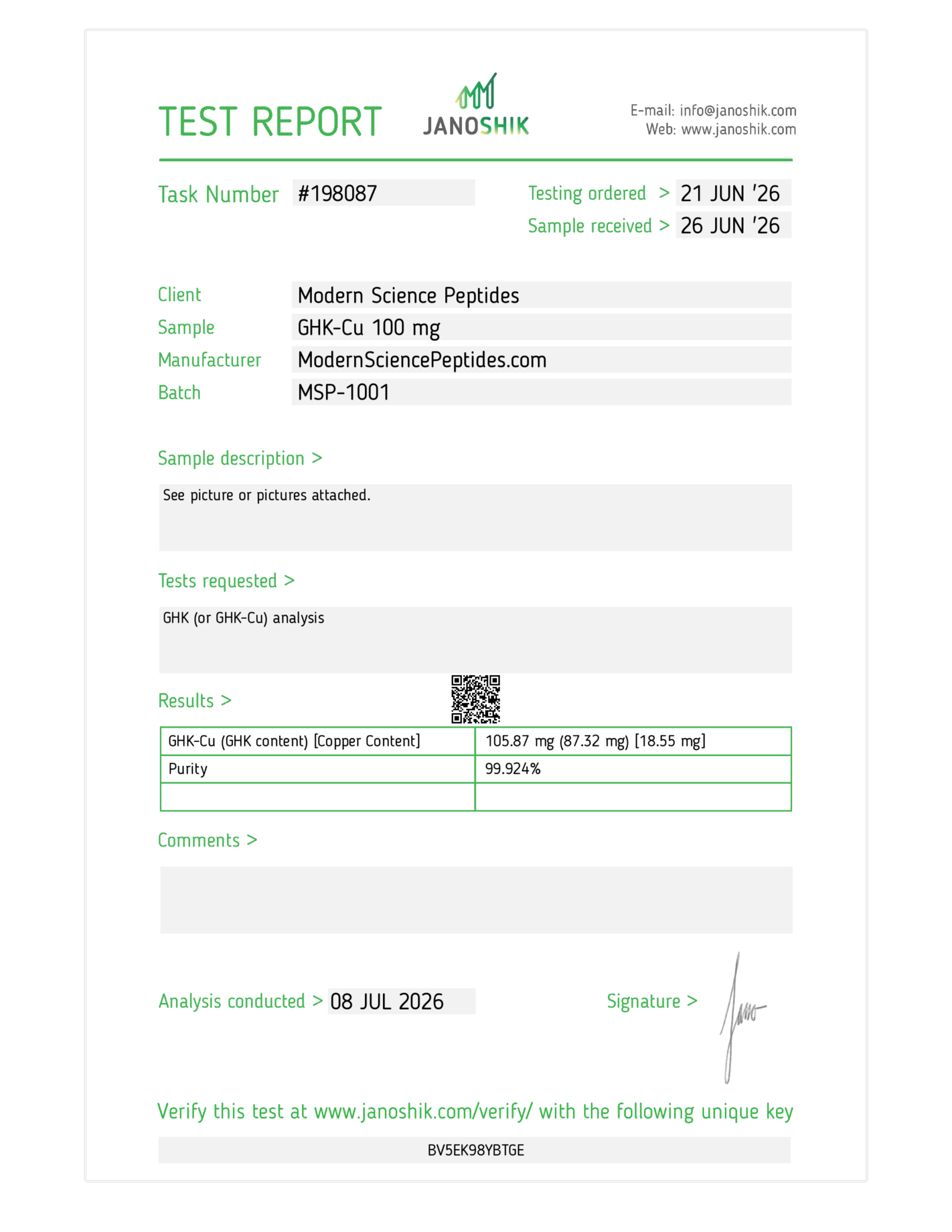 Certificate Preview