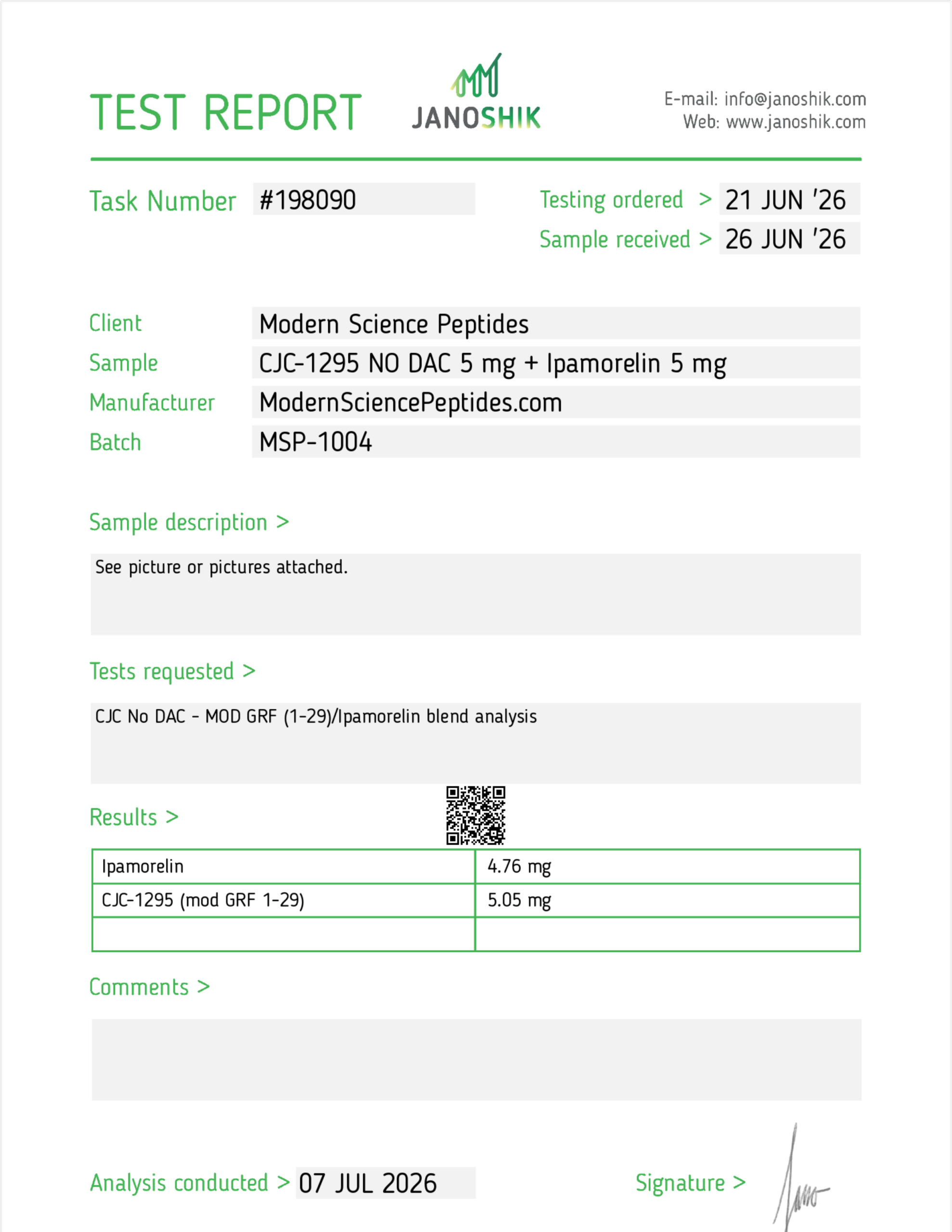 Certificate Preview